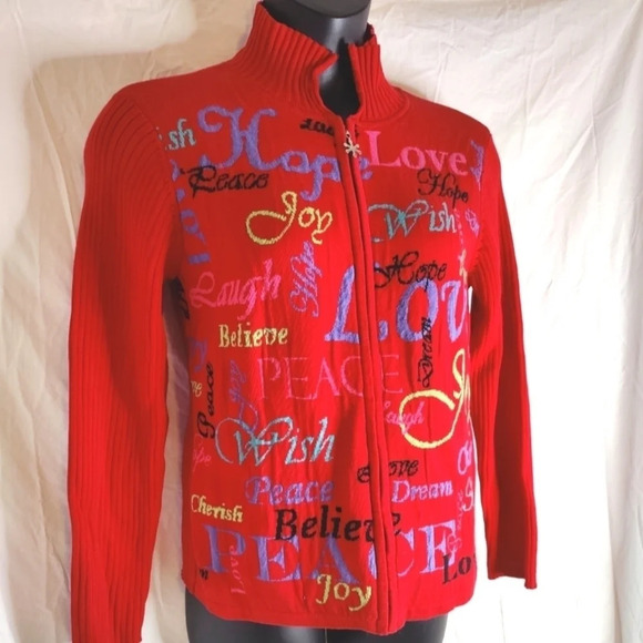 peace love joy sweater NWT 😍 - Picture 2 of 12